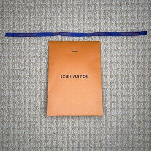 Authentic Louis Vuitton Gift Bag and Ribbon